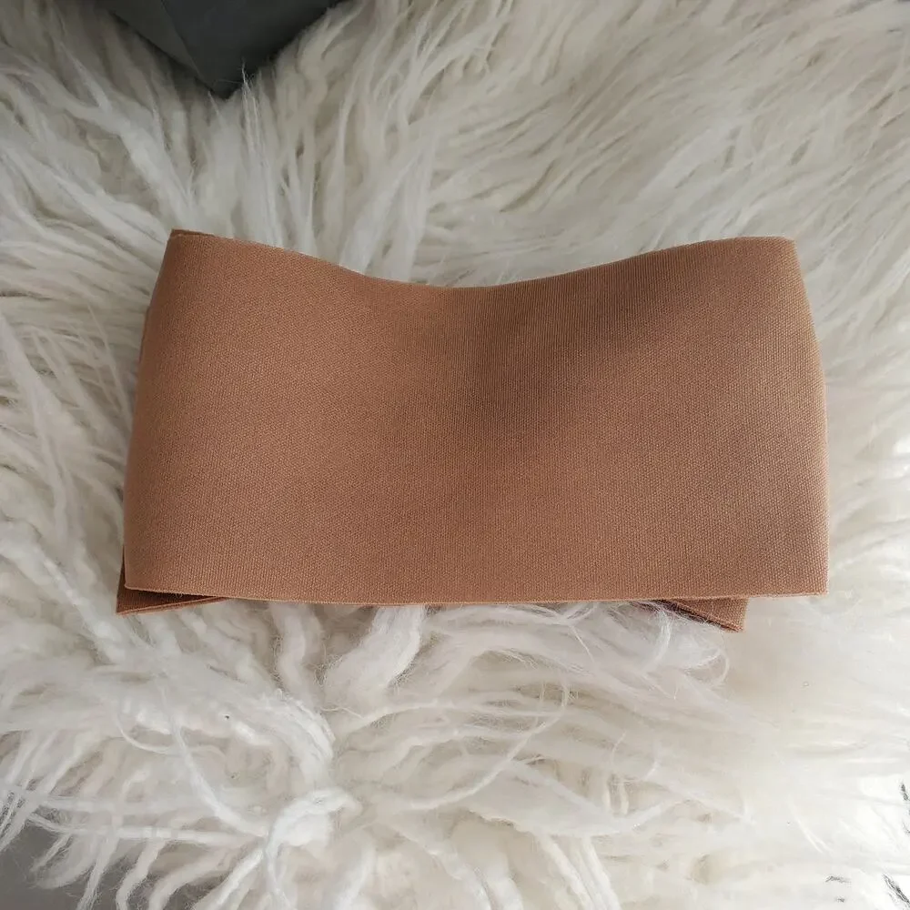 Bling Puff Tan Bow Headband Hair Accesory